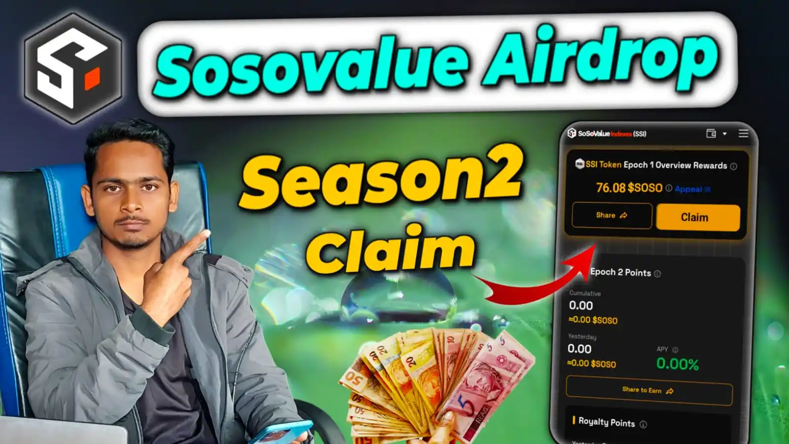 Image from Mining Dada: ✅ Sosovalue season2 withdraw 😃 https://youtu.be/oWQHygm17BU https://...