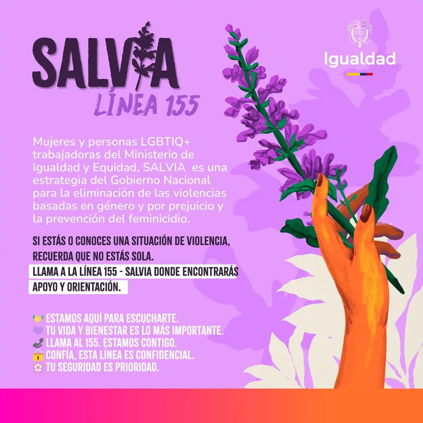 Ministerio de Igualdad y Equidad post