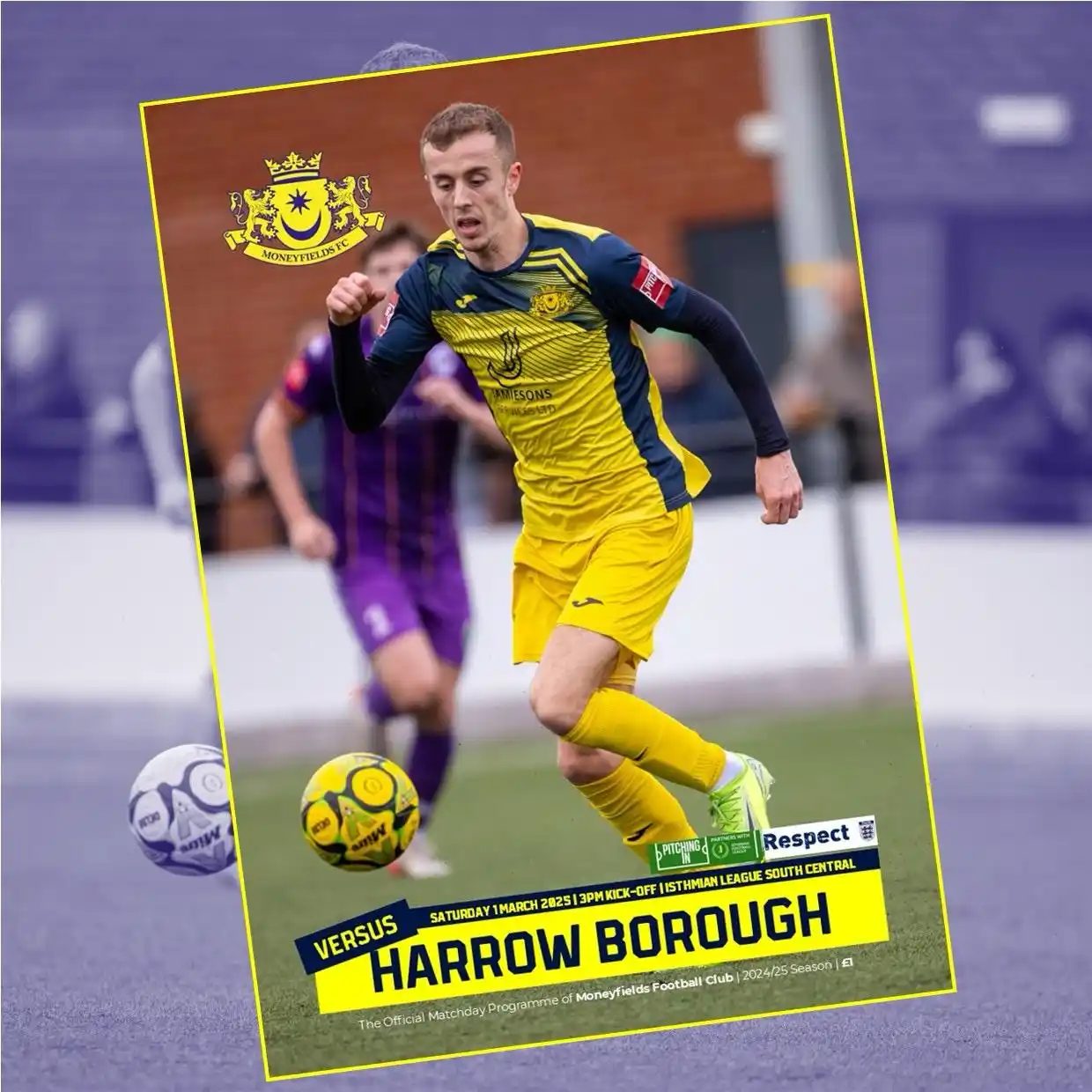 Image from Moneyfields FC: 📕Today’s matchday programme is PACKED - here’s the highlights (for on...