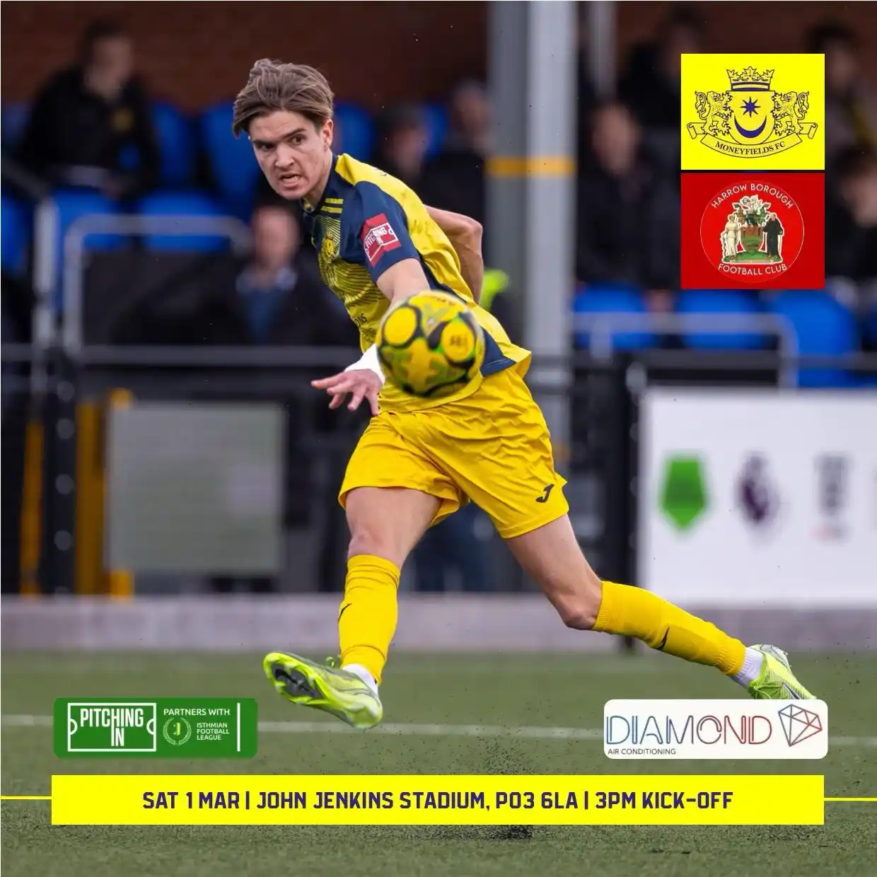 Image from Moneyfields FC: No rest for the wicked! 🔙 at home tomorrow! <a class="text-blue-500...