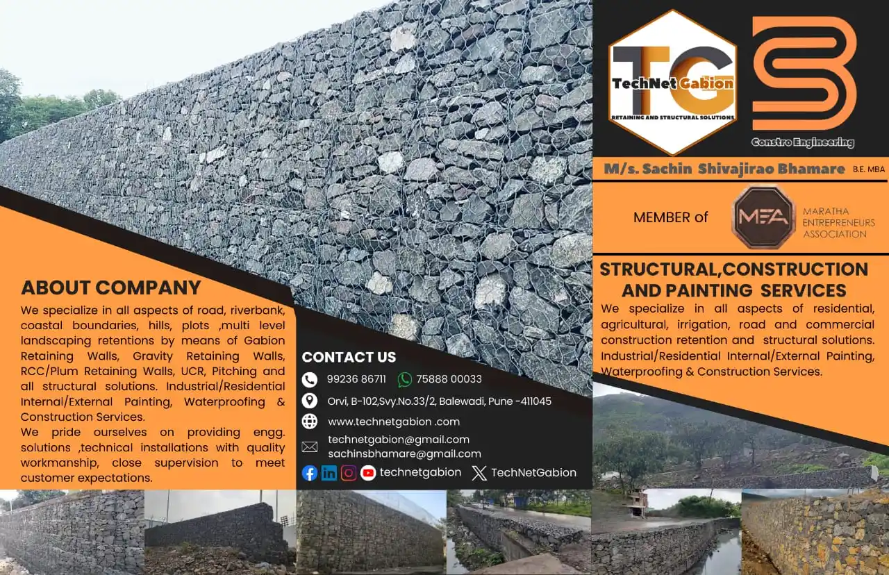 M/s. Sachin Shivajirao Bhamare (TechNet Gabion) Your Reliable Gabion & Painting Partner post