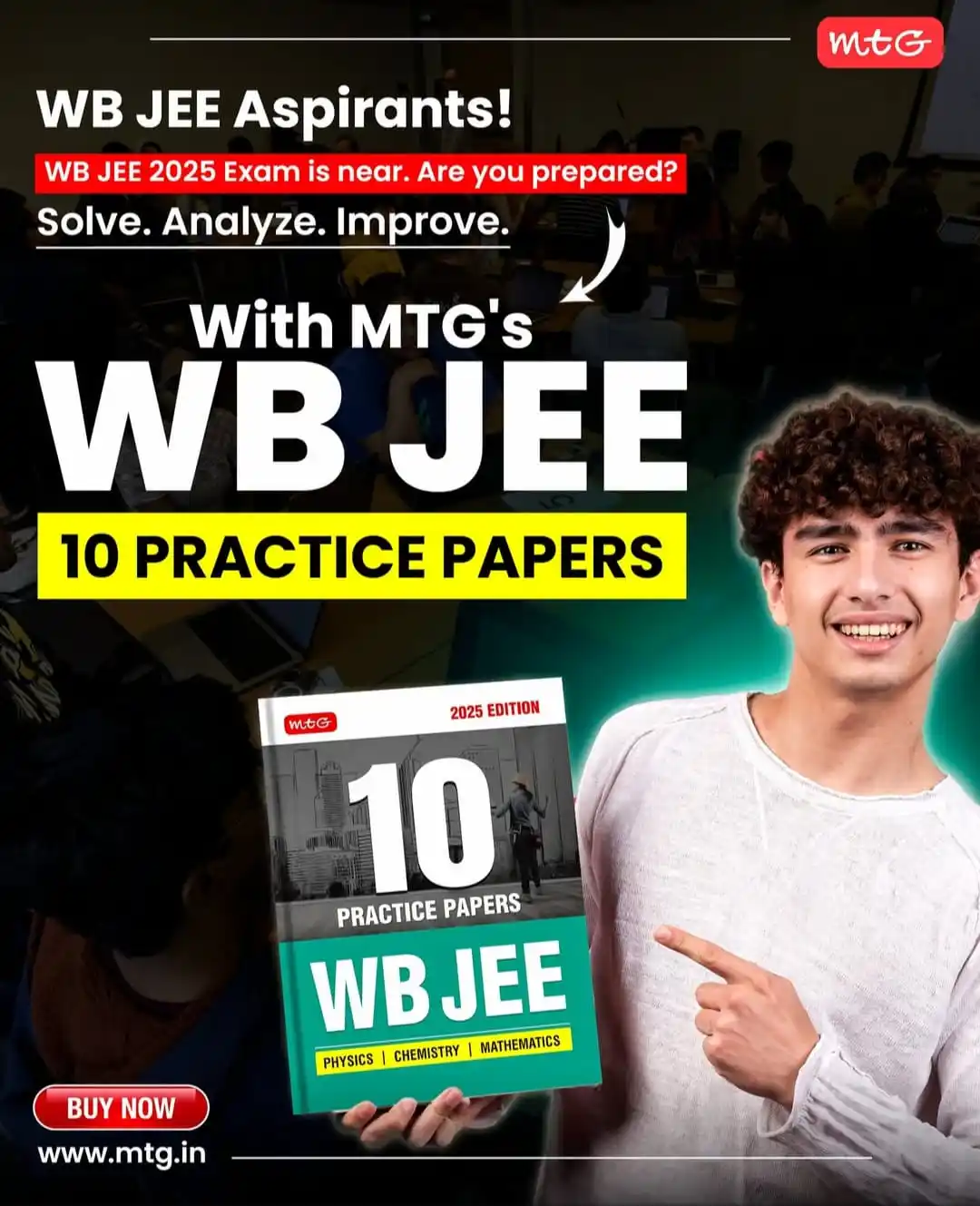 Image from MTG LEARNING MEDIA: ‼️Attention WBJEE 2025 Aspirants 😐Worried about the preparations? ...