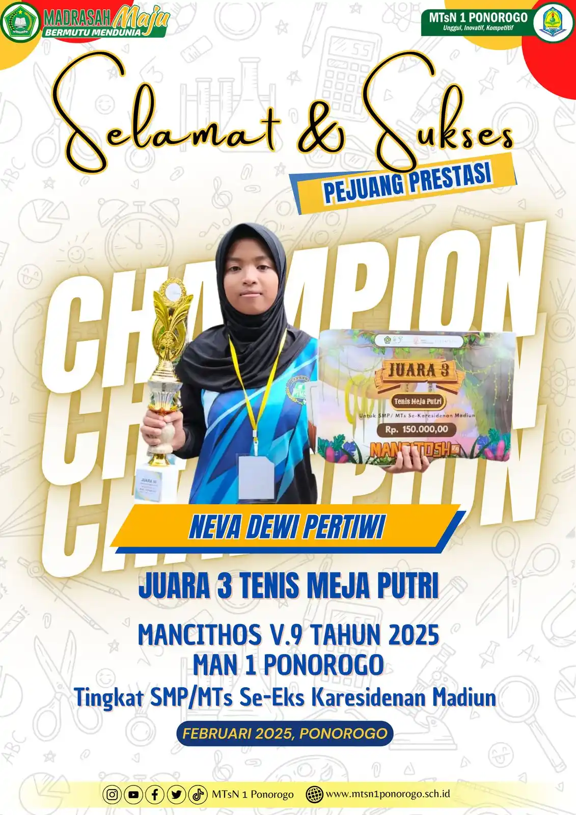 Image from MTsN 1 Ponorogo: <a class="text-blue-500 hover:underline cursor-pointer" href="/hashtag...