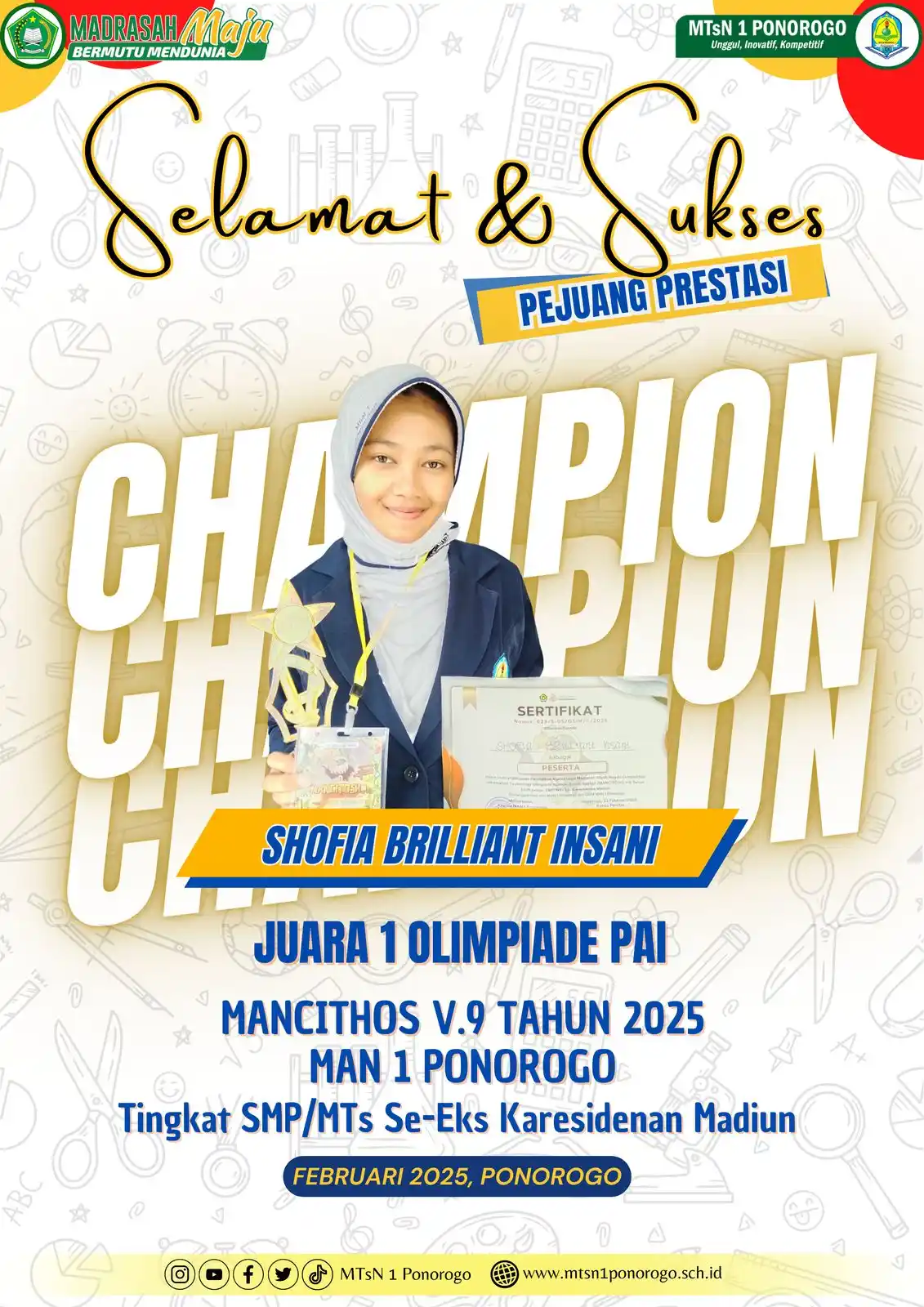 Image from MTsN 1 Ponorogo: <a class="text-blue-500 hover:underline cursor-pointer" href="/hashtag...