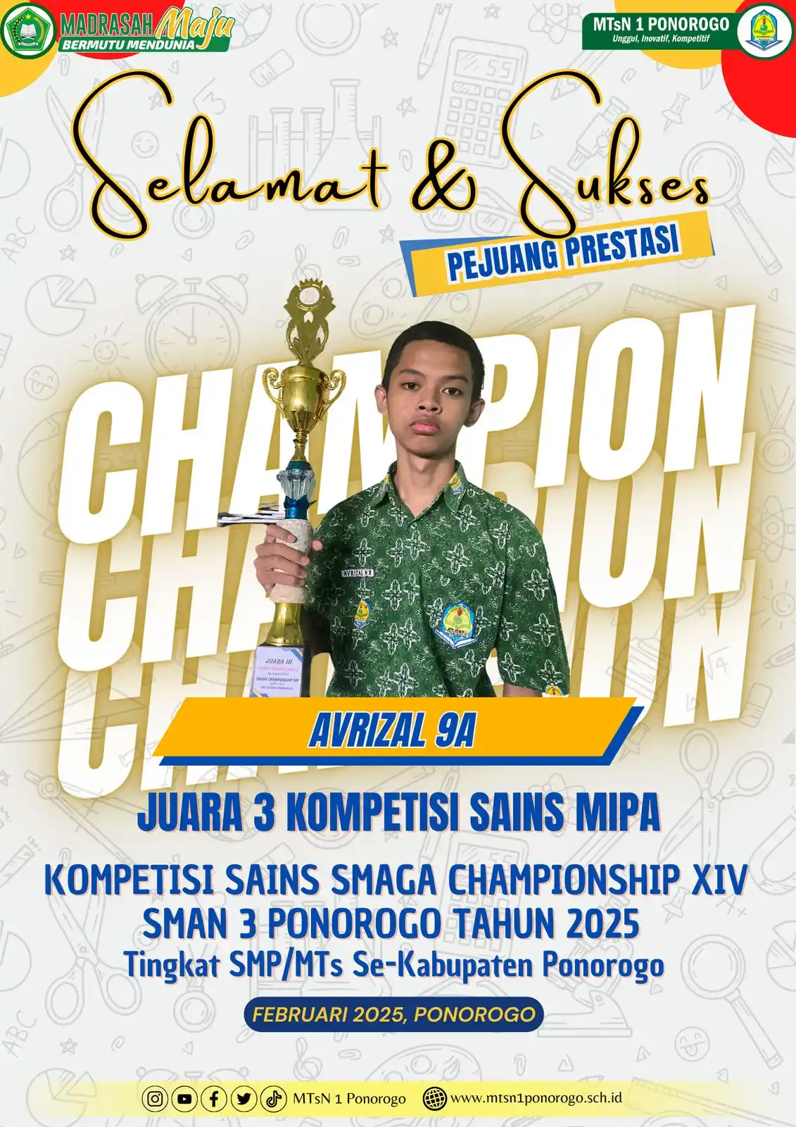 MTsN 1 Ponorogo post