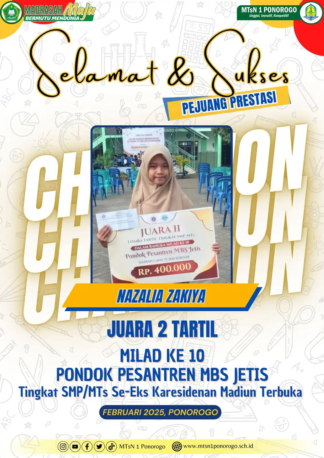 Image from MTsN 1 Ponorogo: <a class="text-blue-500 hover:underline cursor-pointer" href="/hashtag...
