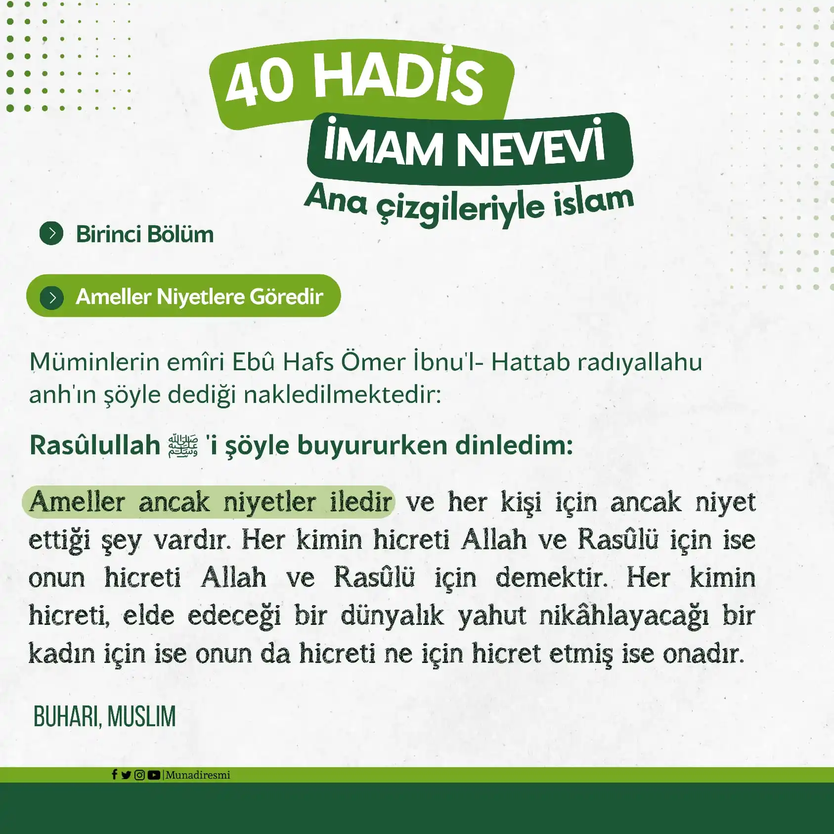 Munadi Resmi post