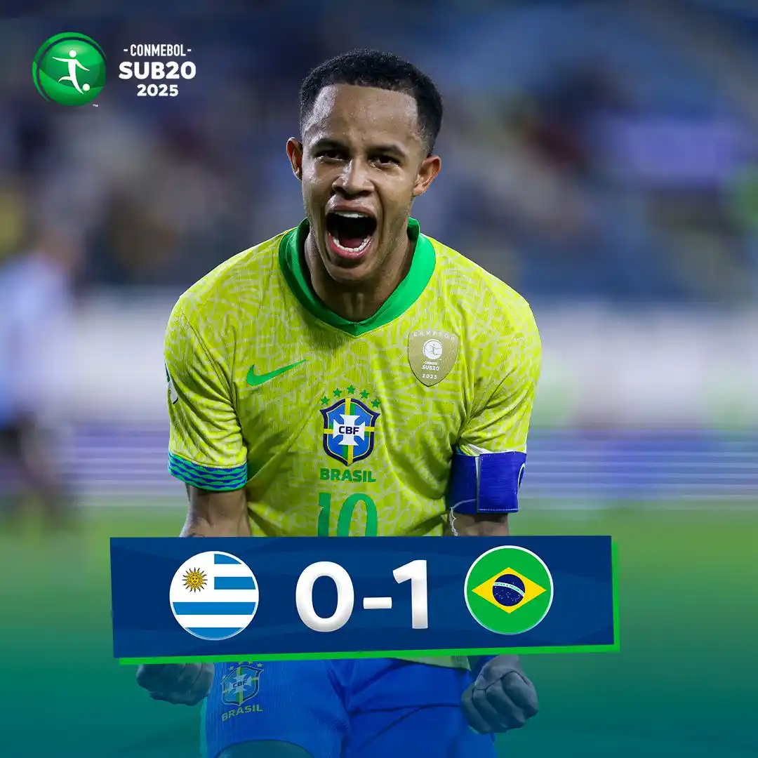 Image from Na Pegada Da Seleção: Ótima vitória da Seleção Brasileira Sub-20! 👏🇧🇷  Em um jogo importa...