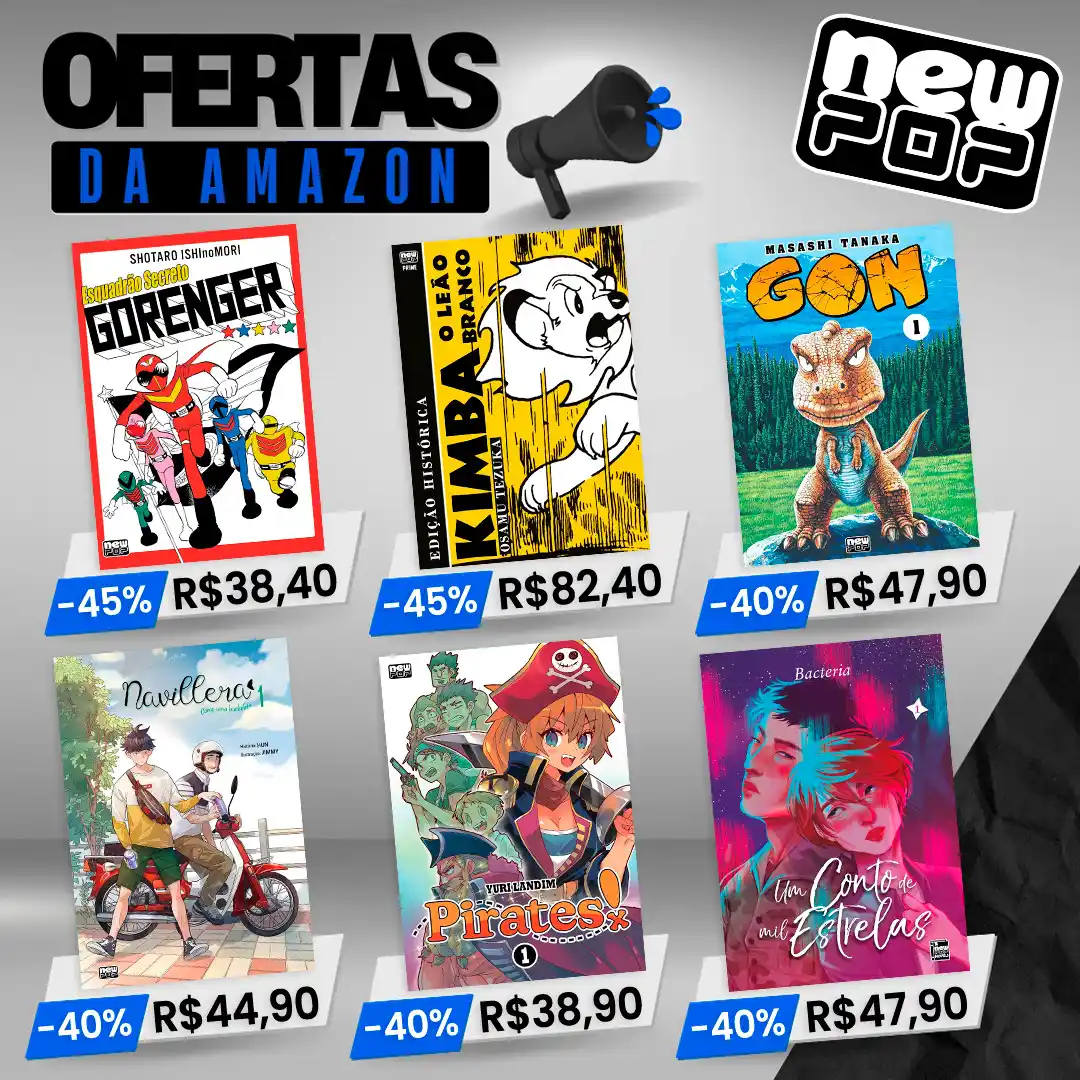 Image from NewPOP Editora: Garanta agora os títulos da *NewPOP* com descontos exclusivos na Amazo...