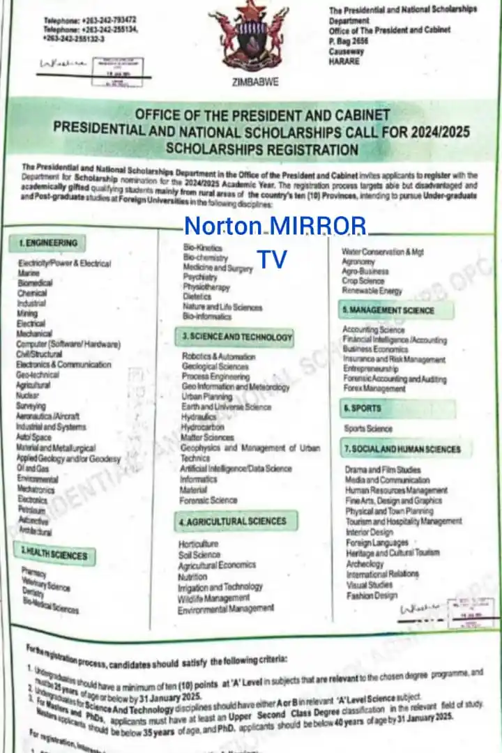 Norton Mirror TV post