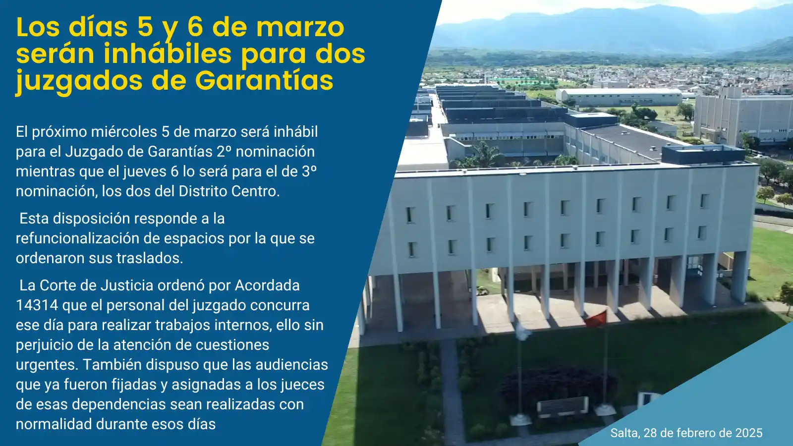 Noticias del Poder Judicial de Salta post