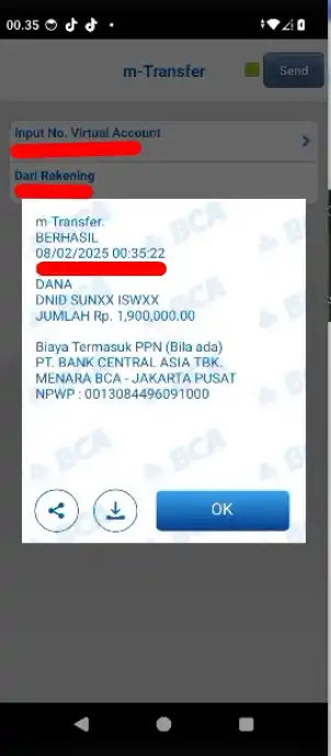 Image from Nusawon: Selamat atas kemenangan Buat MEMBER KAMI ID : S**wo**g12 Tempat Ber...