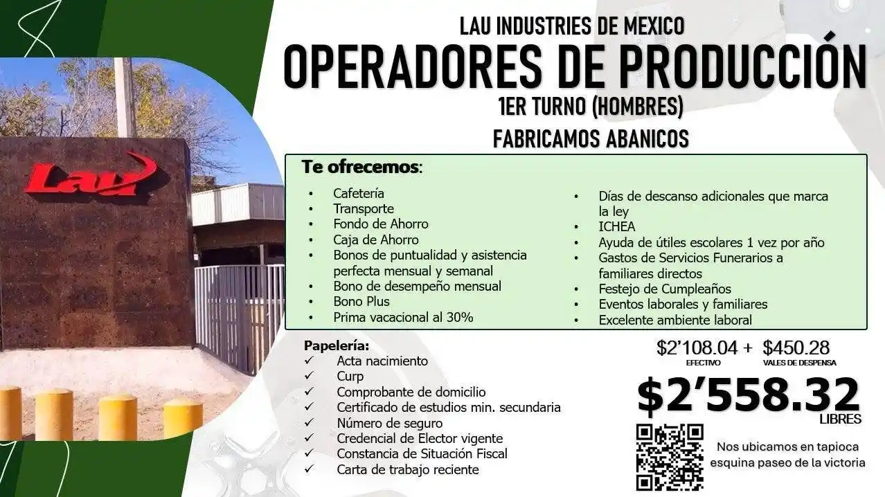 Operadores | EmpleosMaquila post