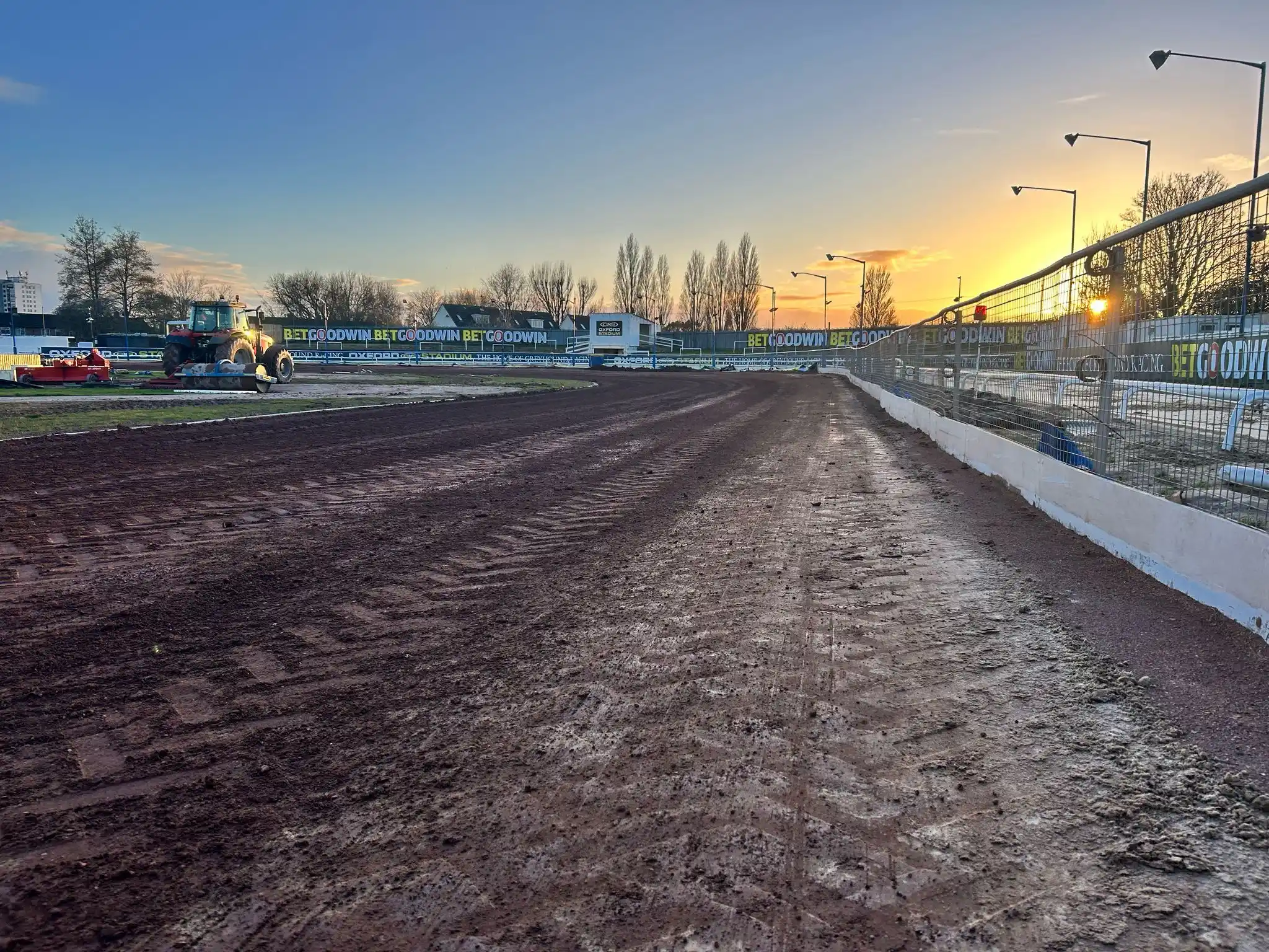 Image from Oxford Speedway: 🚧 The hard work never stops at BetGoodwin Oxford Stadium! Our team i...