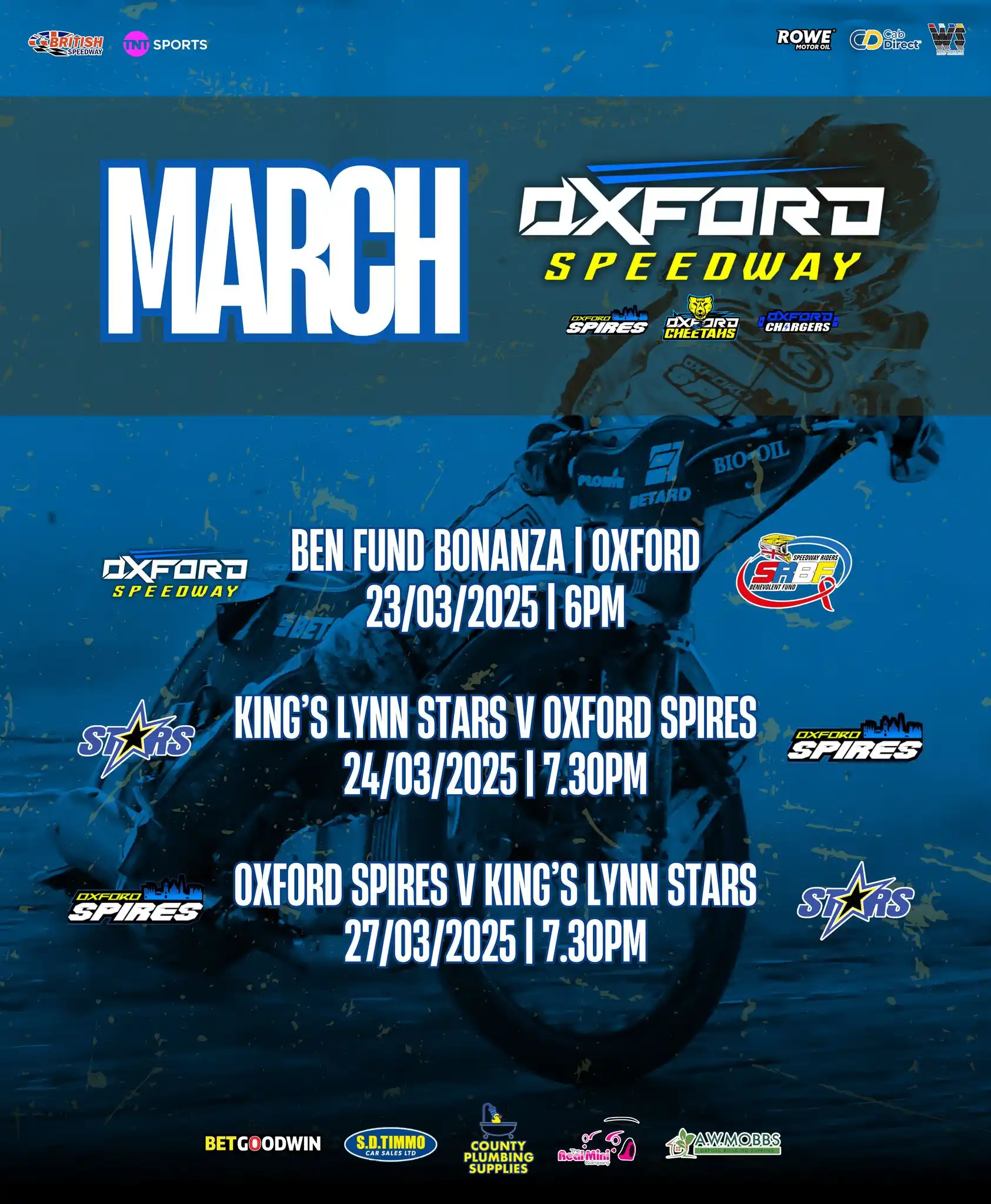Image from Oxford Speedway: 🗓️ 𝗪𝗲𝗹𝗰𝗼𝗺𝗲 𝘁𝗼 𝗠𝗮𝗿𝗰𝗵! 🔜 The wait is nearly over! Speed...