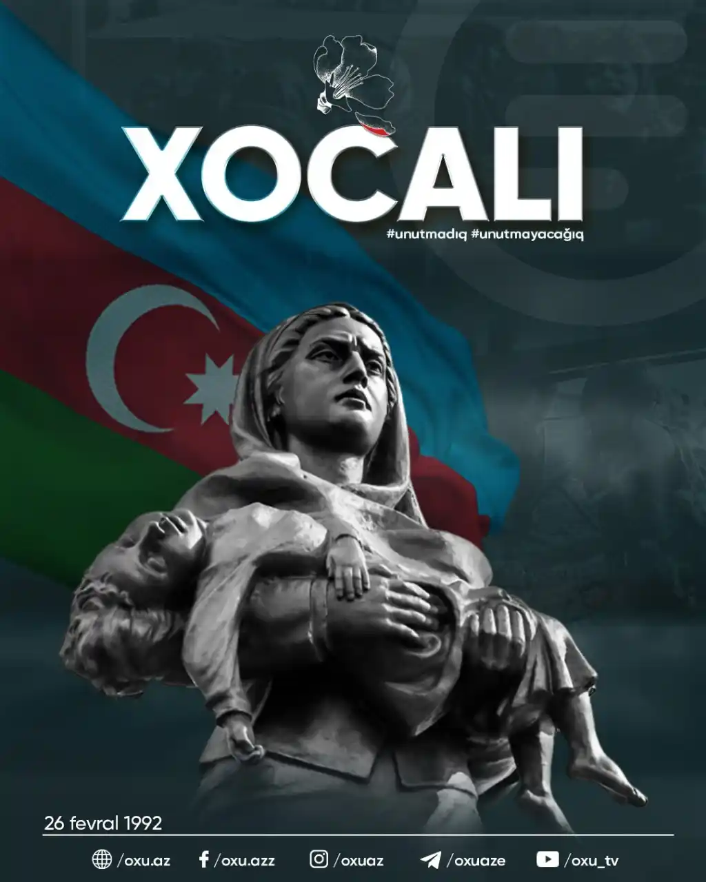 Image from OXU.AZ: 🕯️Xocalı soyqırımından 33 il ötür 1992-ci il fevralın 25-dən 26-na k...