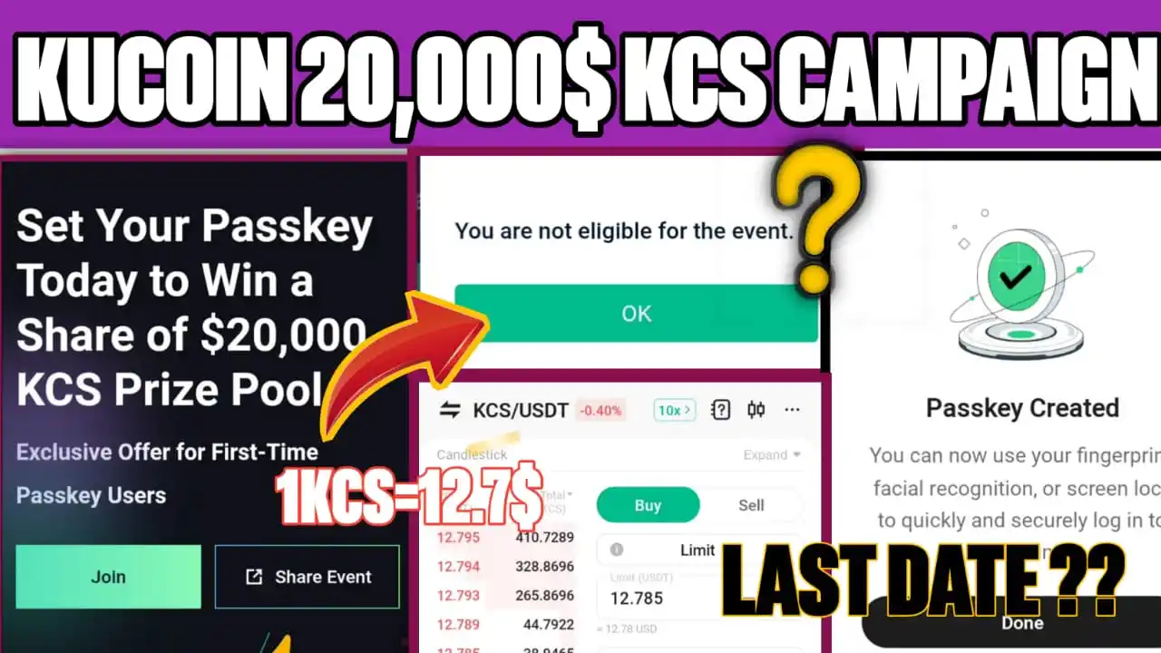 Image from 𝐏𝐀𝐈𝐃 𝐱 𝐅ANTSY SIGNALS: KuCoin 20,000$ Kcs offer 💸 https://youtu.be/hsjdLodH_Po?si=P3yfGmq8u...