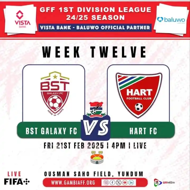 Image from PAPSEY SPORT NEWS⚽️✅: Fixtures for Friday 21st February 2025, in GFF First Division League <...