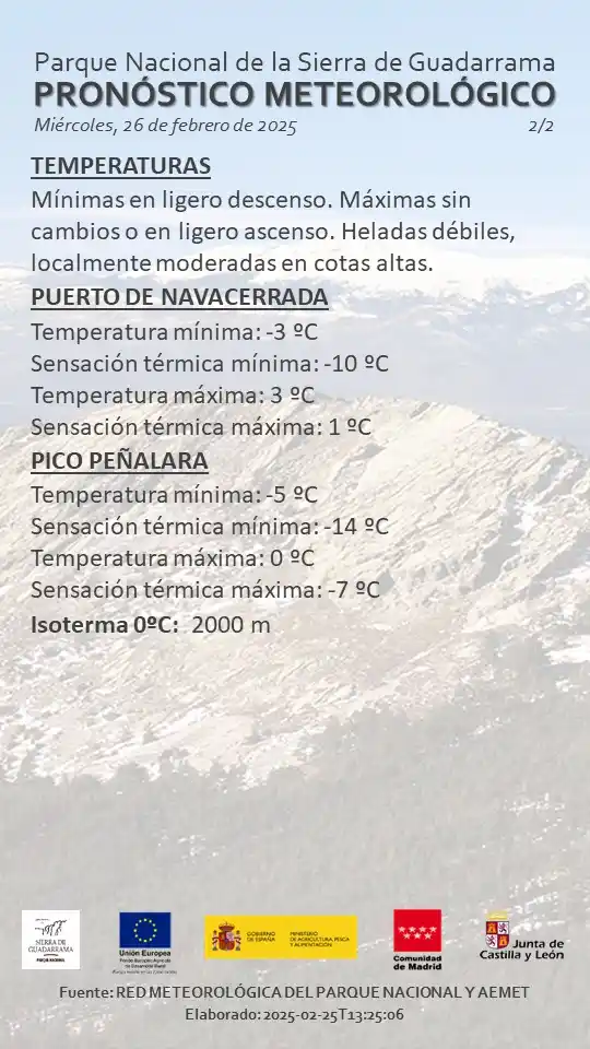 Parque Nacional de la Sierra de Guadarrama post