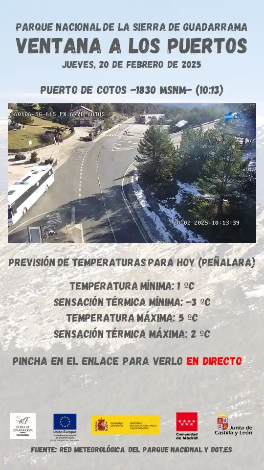 Parque Nacional de la Sierra de Guadarrama post