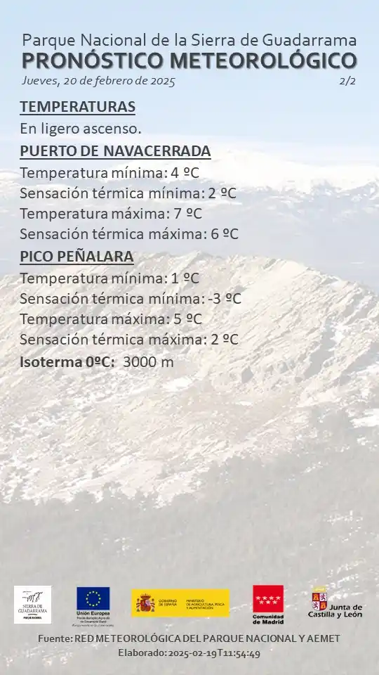 Parque Nacional de la Sierra de Guadarrama post