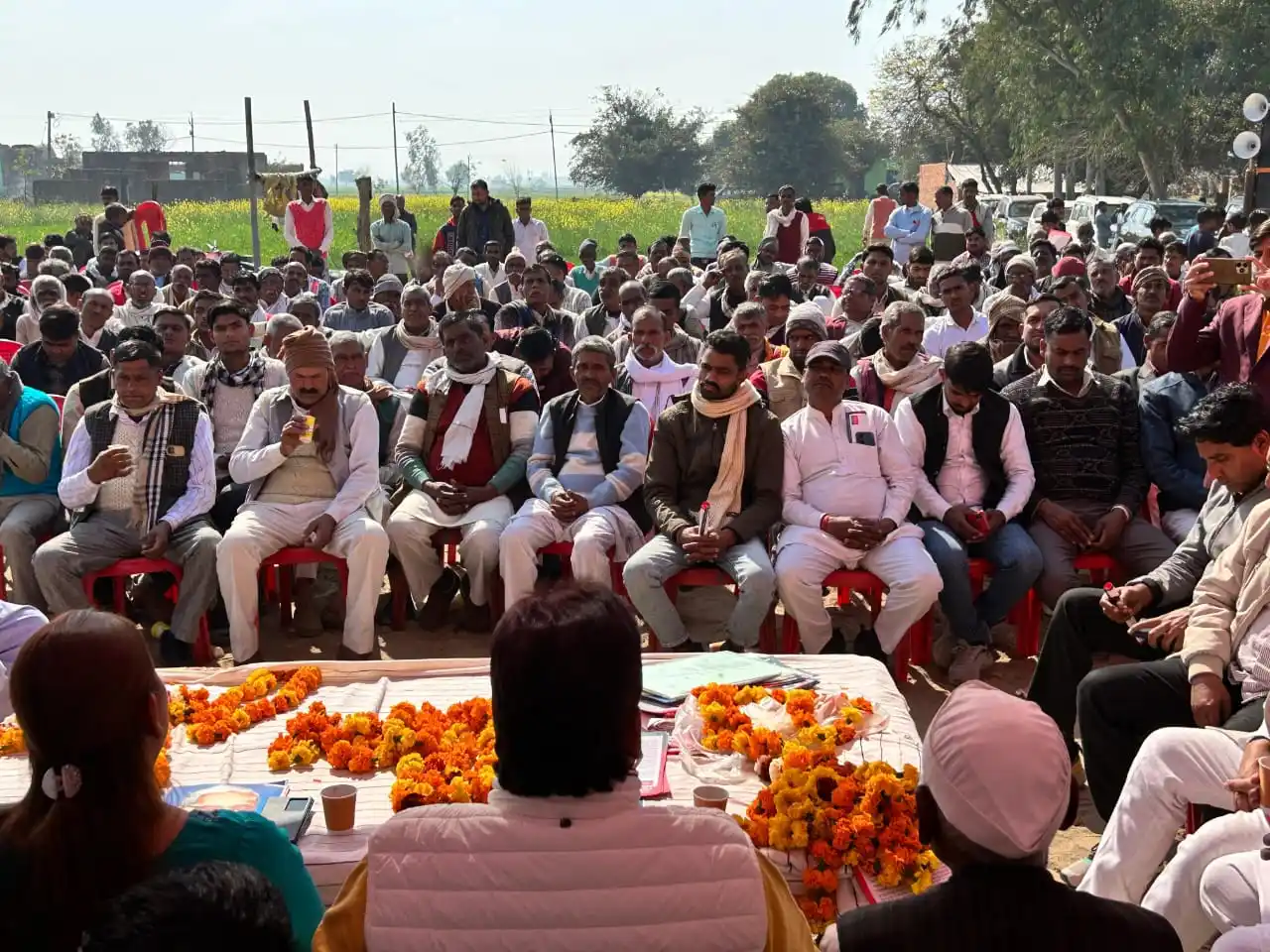 Pinki Yadav mla   Asmoli post