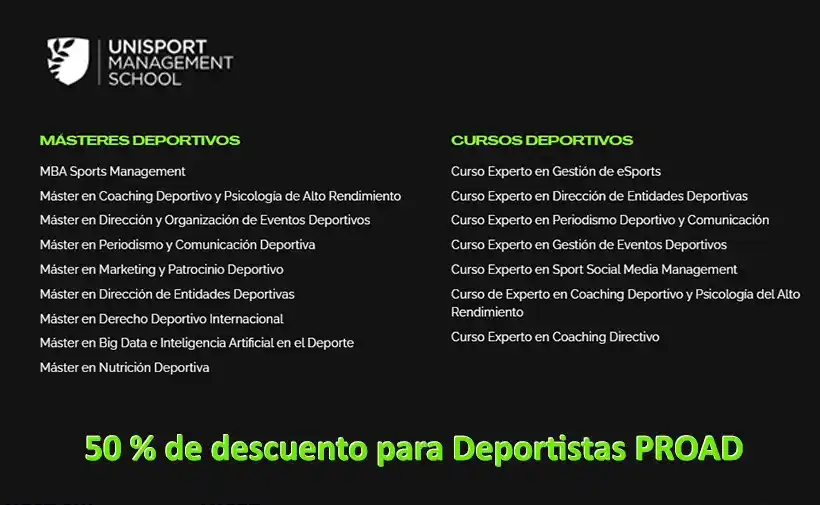 PROAD - Consejo Superior de Deportes post