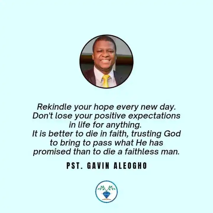 Pst. Gavin Aleogho post