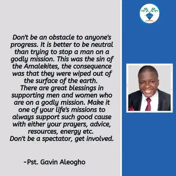 Pst. Gavin Aleogho post