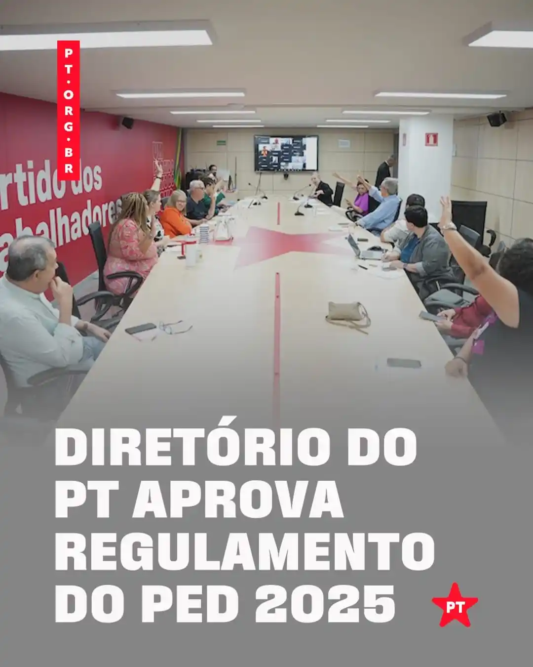 Image from PT - Partido dos Trabalhadores: O Diretório Nacional do PT definiu as regras do Processo de Eleição Di...