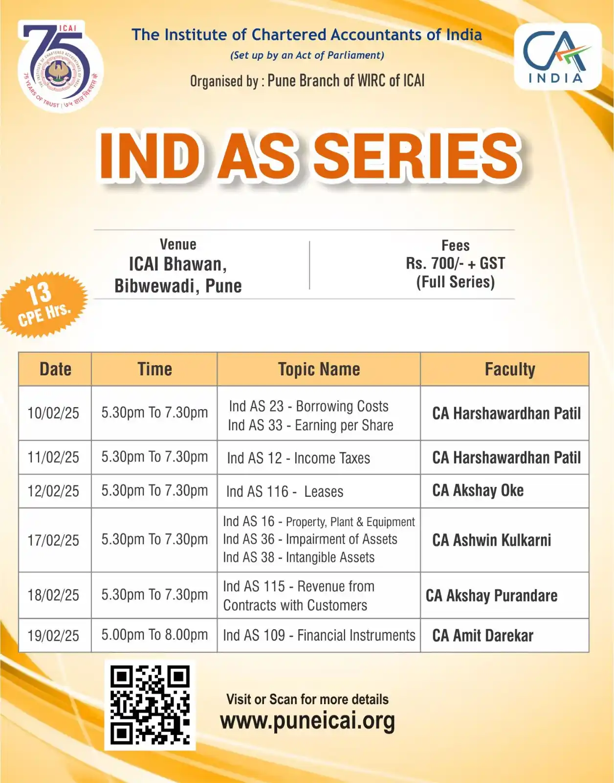 Pune ICAI post