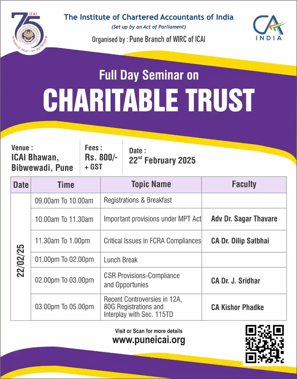 Pune ICAI post