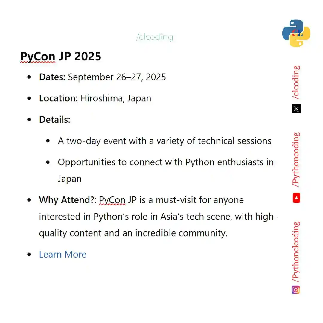 Python Coding (CLCODING) post