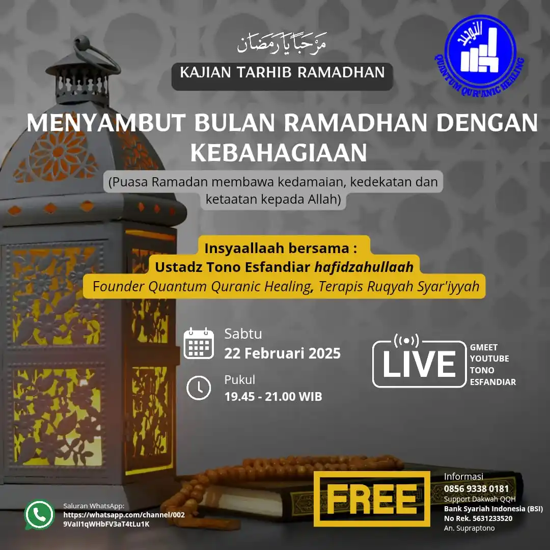 QUANTUM QURANIC HEALING RUQYAH SYAR'IYYAH TANPA KESURUPAN post