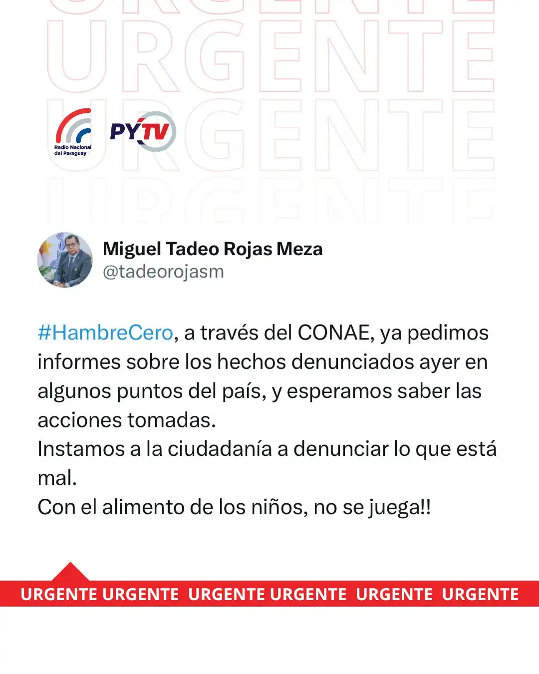 Image from Radio Nacional Del Paraguay: <a class="text-blue-500 hover:underline cursor-pointer" href="/hashtag...
