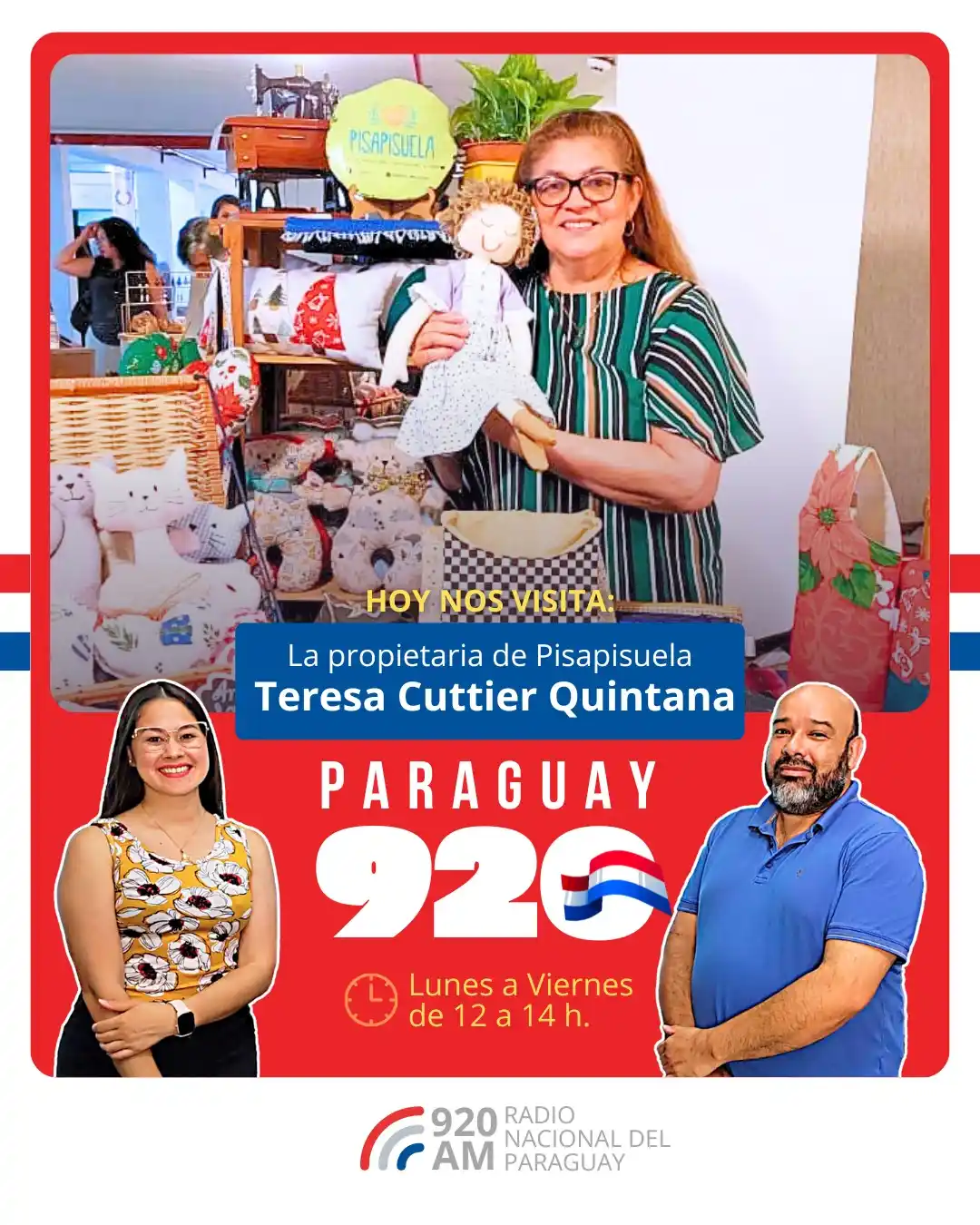 Image from Radio Nacional Del Paraguay: Hoy en <a class="text-blue-500 hover:underline cursor-pointer" href="/...