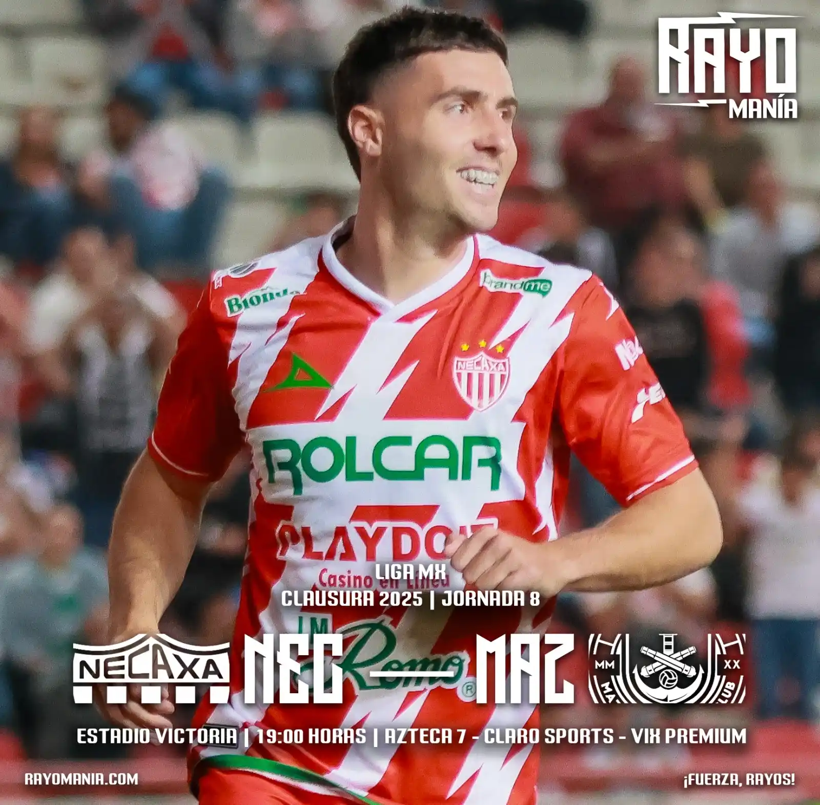 Image from Rayomanía Necaxa: 📢| ¡Hoy juega @ClubNecaxa! Los Rayos de Nicolás Larcamón regresan a ...