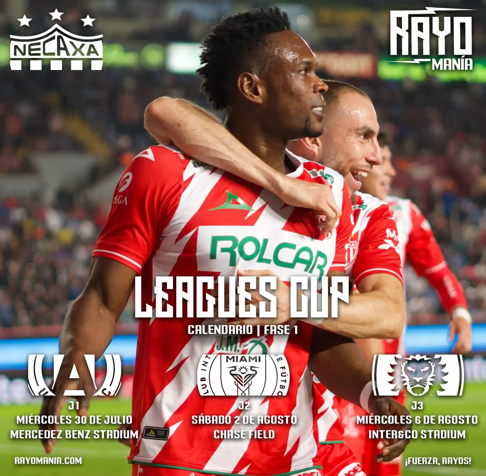 Rayomanía Necaxa post