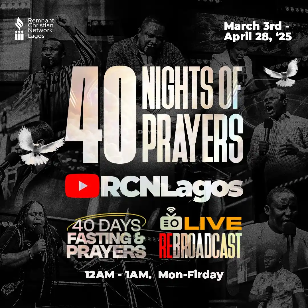 Image from RCNLagos: The cup has been filled, but there is an overflow. The fire still burn...