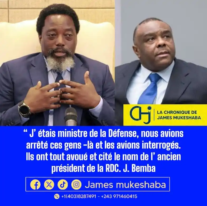 Image from REVOLUTION | RDC: *RDC : Jean-Pierre Bemba accuse : Kabila serait-il l’ombre derrière le...