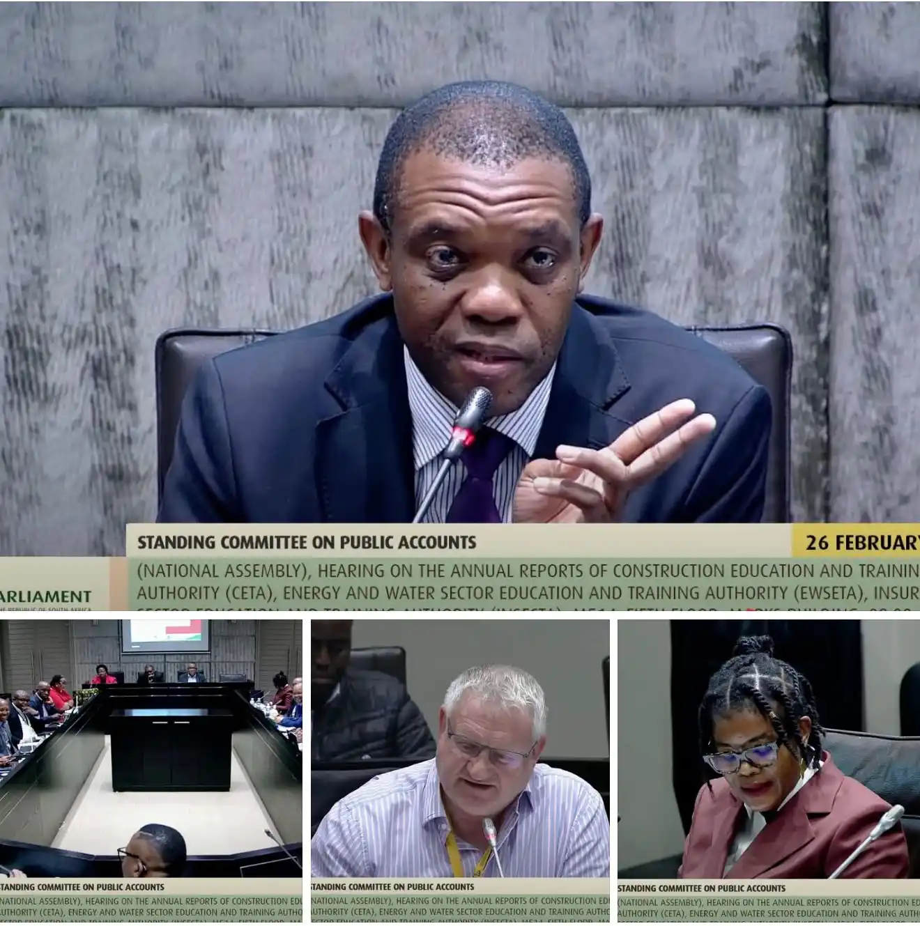 Image from RISE Mzansi: [WATCH] The Standing Committee on Public Accounts (SCOPA), chaired by ...