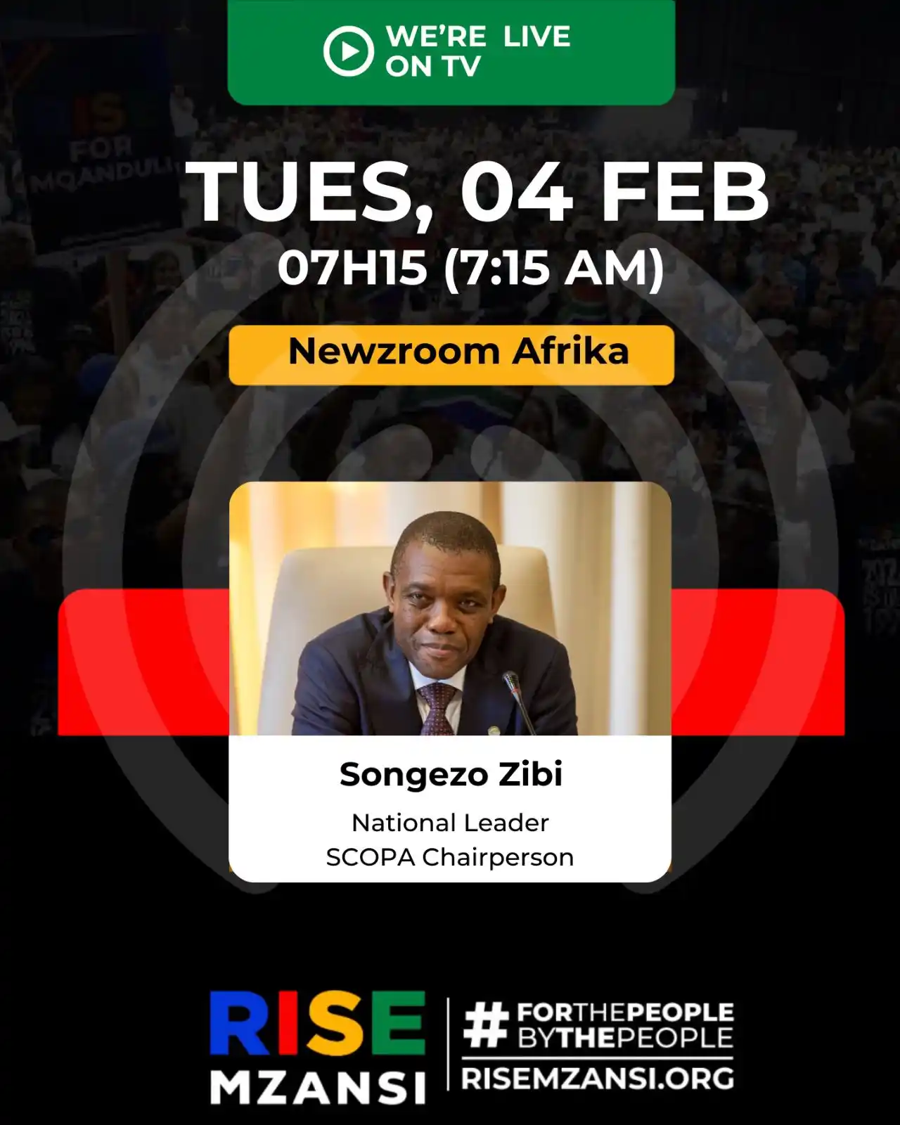 Image from RISE Mzansi: Join RISE Mzansi National Leader, Songezo Zibi, on Newzroom Africa at ...