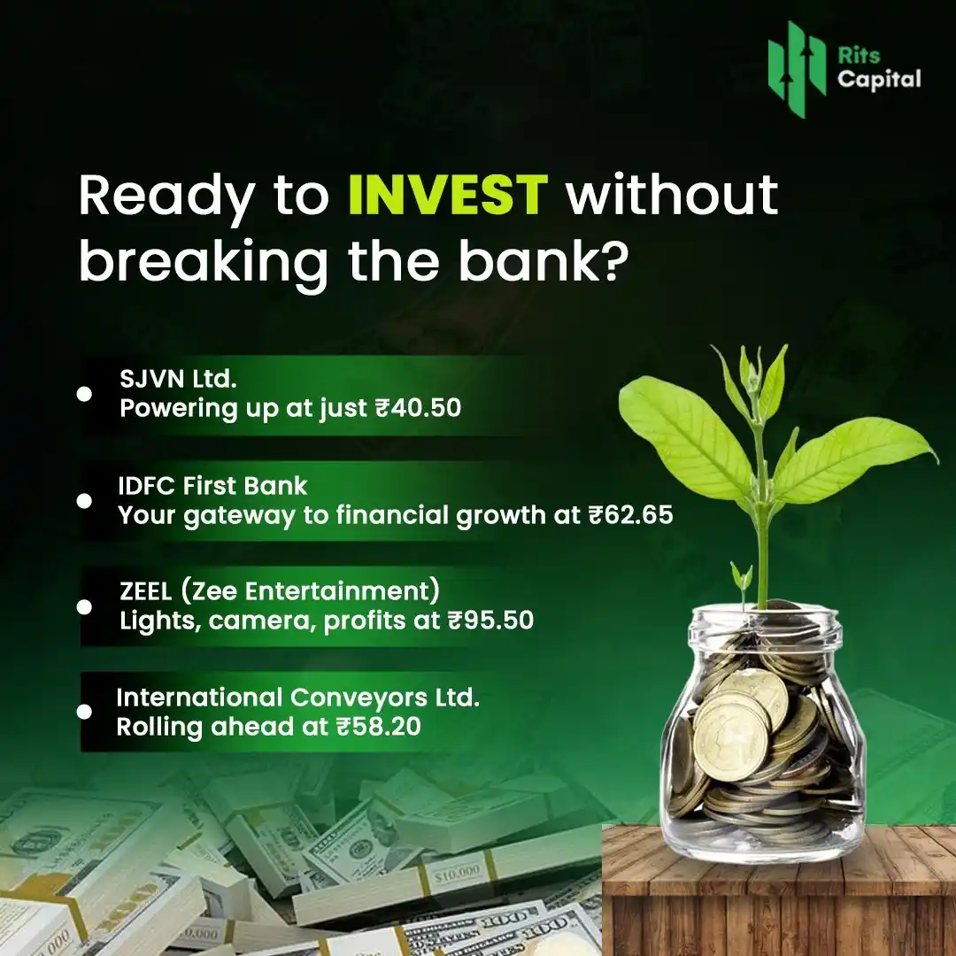 Image from Rits Capital: 🚀 💸 Ready to invest without breaking the bank? 💸 🚀 Here are 4 hot...