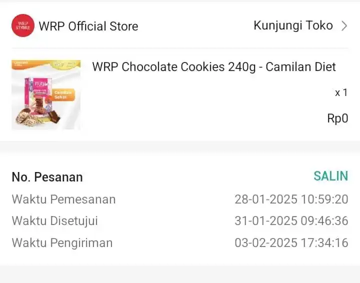 SAMPEL GRATIS SHOPEE post
