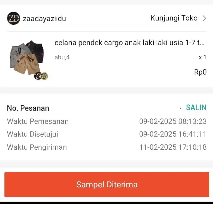 SAMPEL GRATIS SHOPEE post