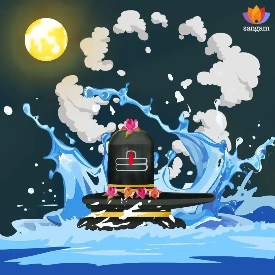 Image from SangamTalks: Wishing you all a blessed Maha Shivratri, the divine night of Shiva wh...
