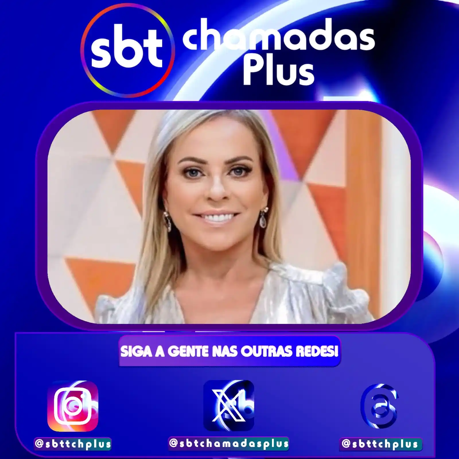 Image from SBT Chamadas Plus: Em entrevista ao Programa Flávio Ricco, Daniela Beyruti revelou que go...
