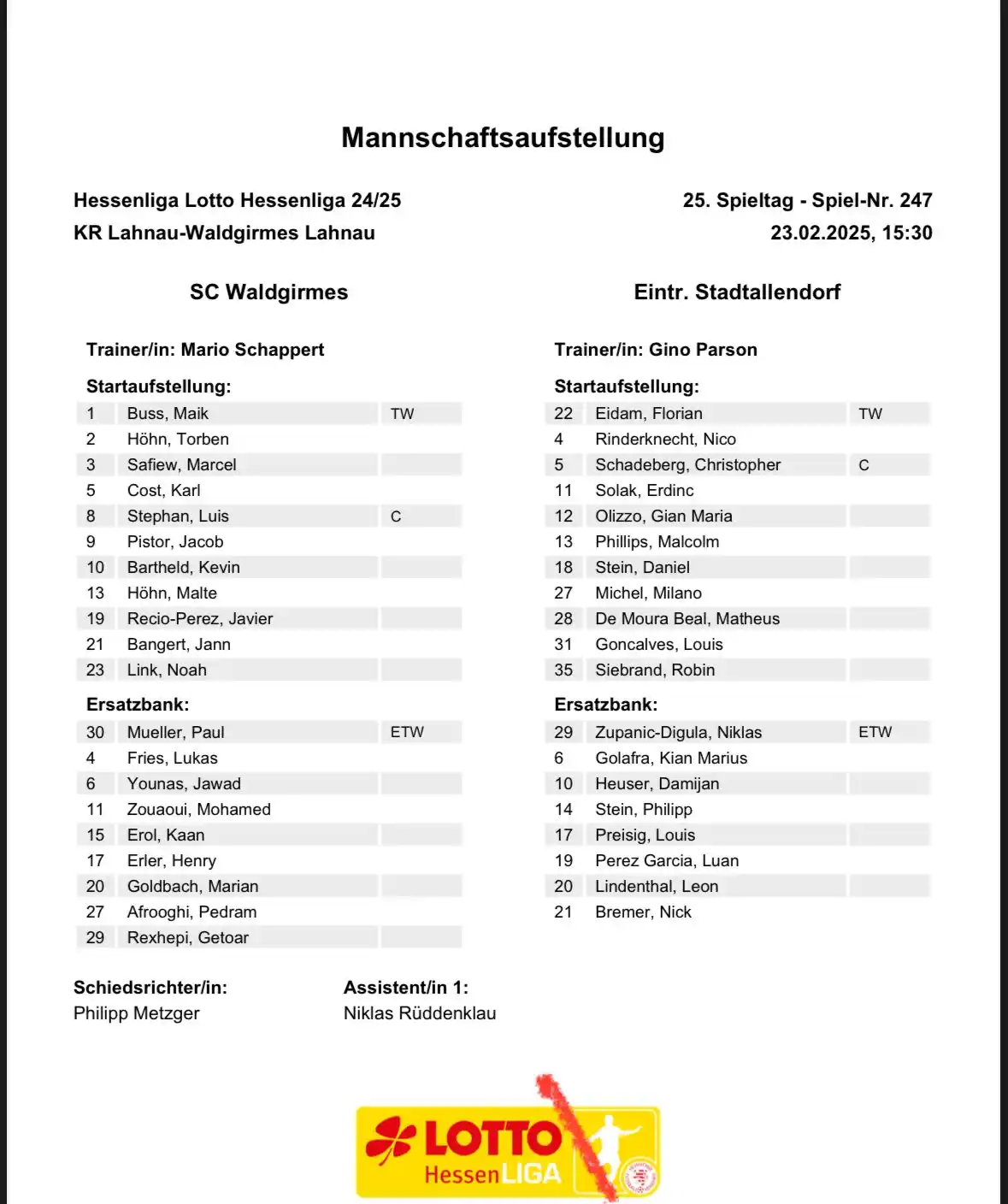 SC Waldgirmes post