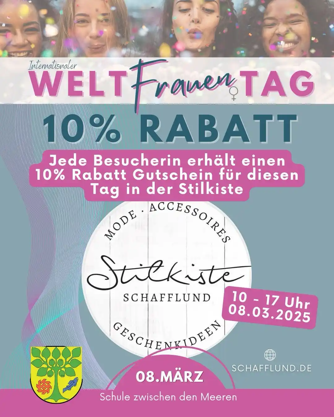 Image from Schafflund: 💜 Dein Besuch lohnt sich doppelt…  💜 Geh nach dem Weltfrauentag noch...