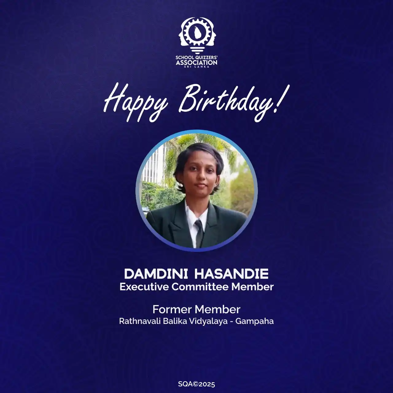 Image from School Quizzers' Association - Sri Lanka: May this special day pave the way for a new journey, bold aspirations,...